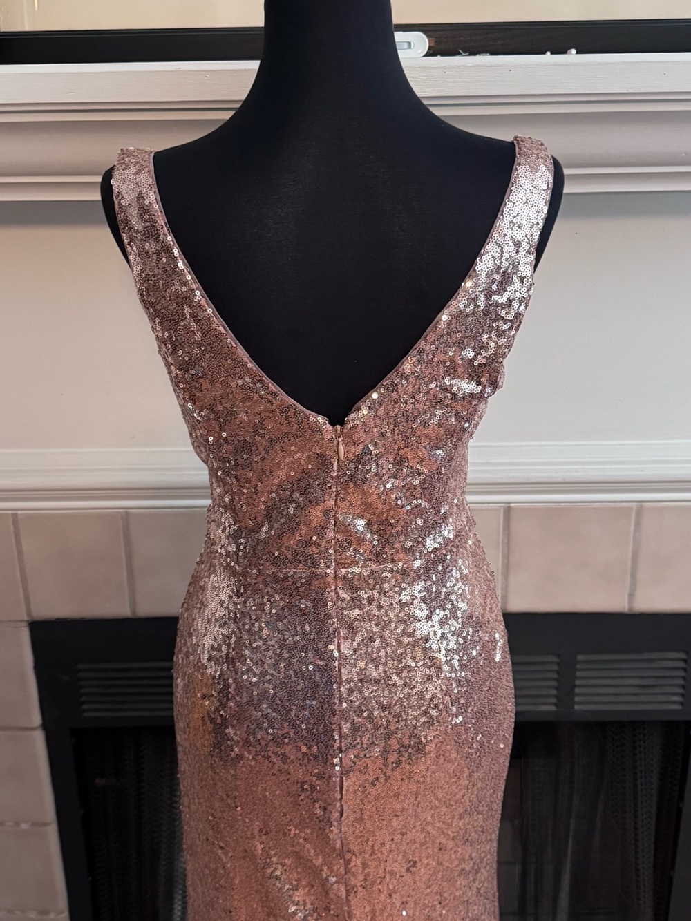 New Jump Rose Gold Formal Dress - Picture 6 of 8
